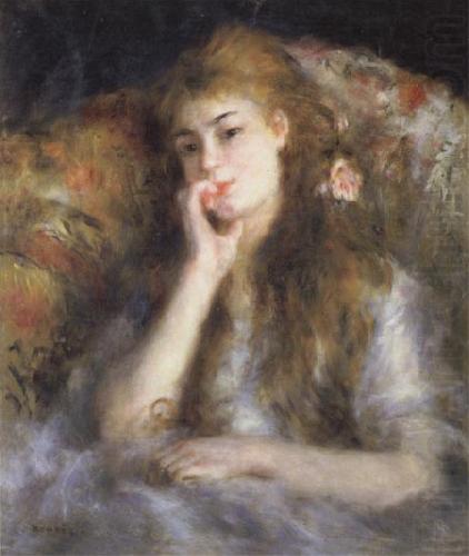 Pierre Renoir Young Woman Seated(The Thought) china oil painting image